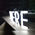 Outdoor Wall Mounted Led Halo Letters Sign Light waterproof led sign halo led waterproof